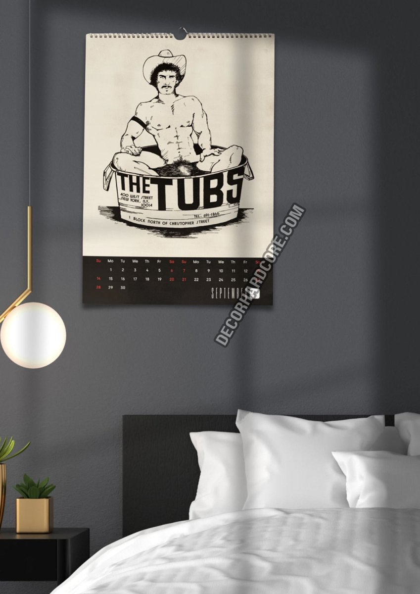 2025 Gay Cowboys Wall Calendar - DecorhardcorePrint Material