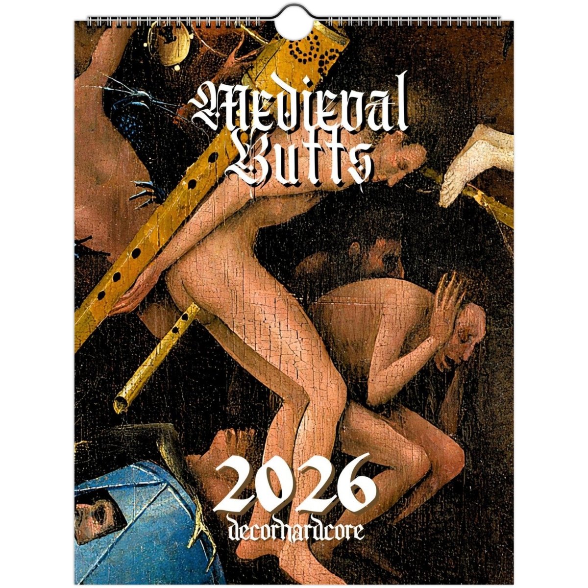 2026 Medieval Butt Trumpets Calendar - DecorhardcorePrint Material