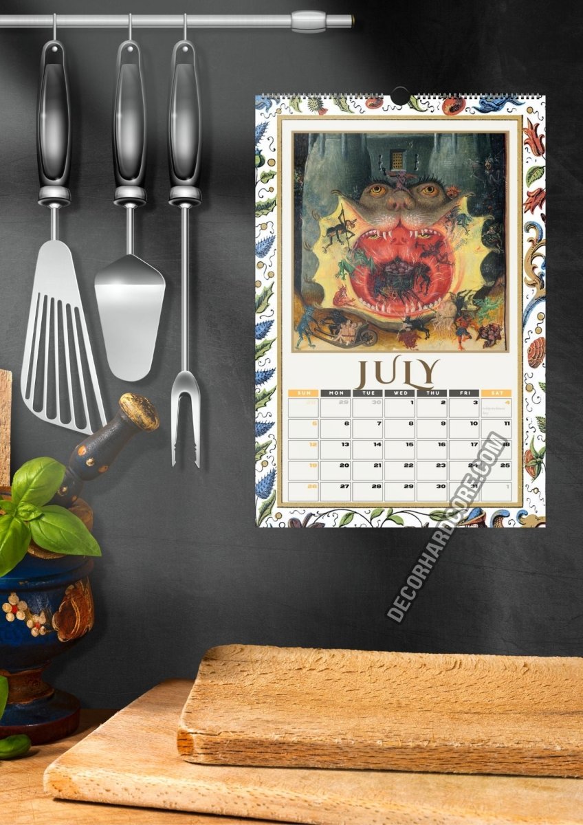 2026 Medieval Vaginalia Calendar - DecorhardcorePrint Material