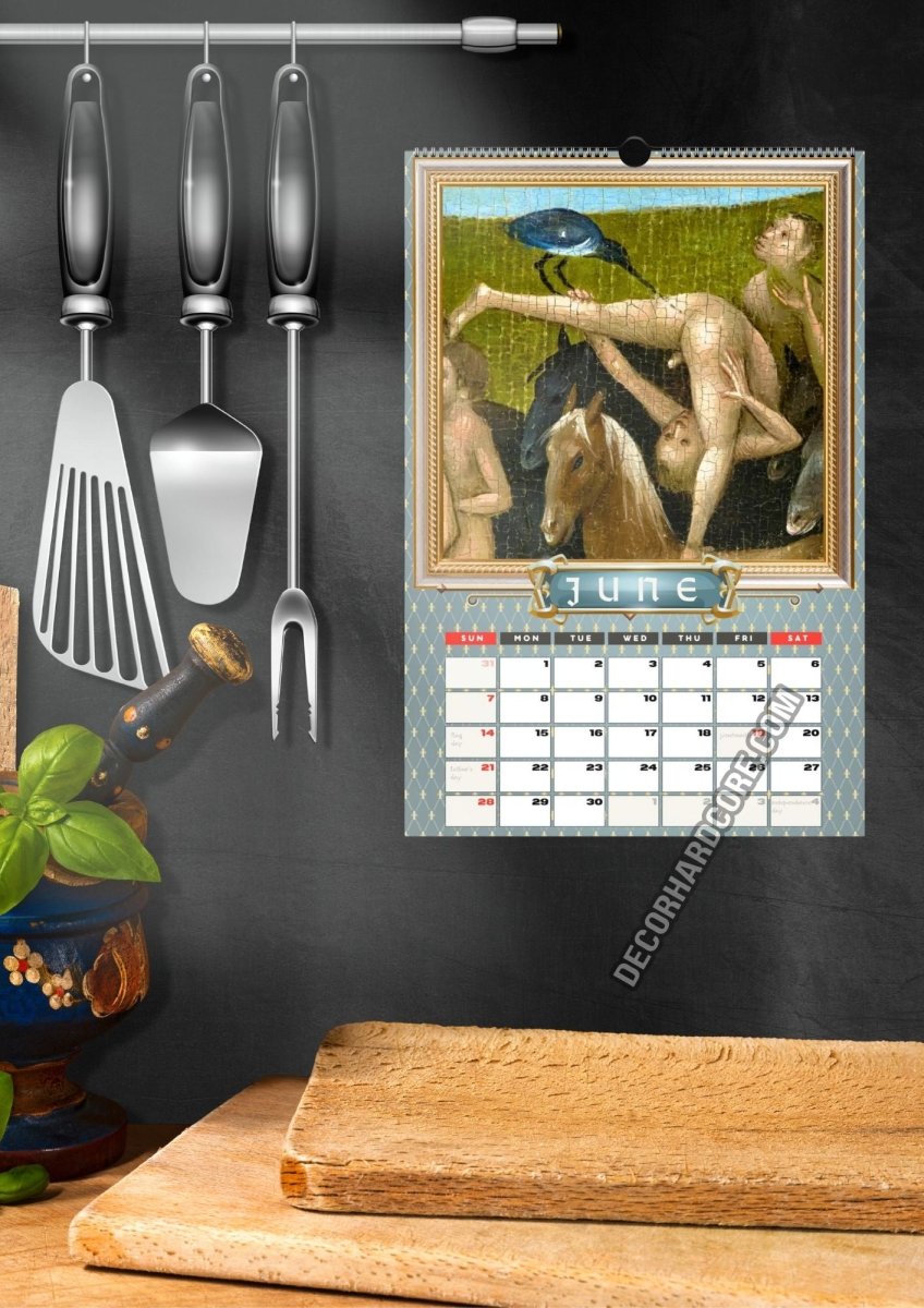 2026 Medieval Butt Trumpets Calendar - DecorhardcorePrint Material