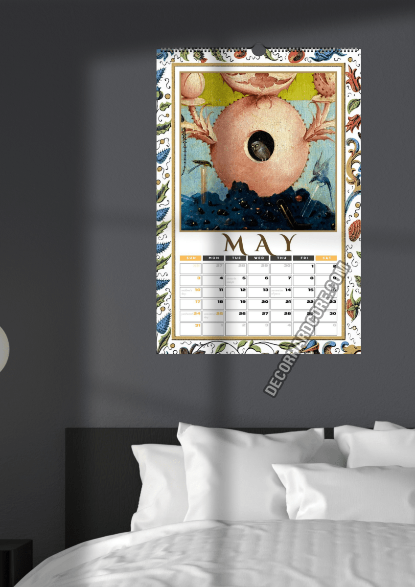 2026 Medieval Owls Calendar - DecorhardcorePrint Material