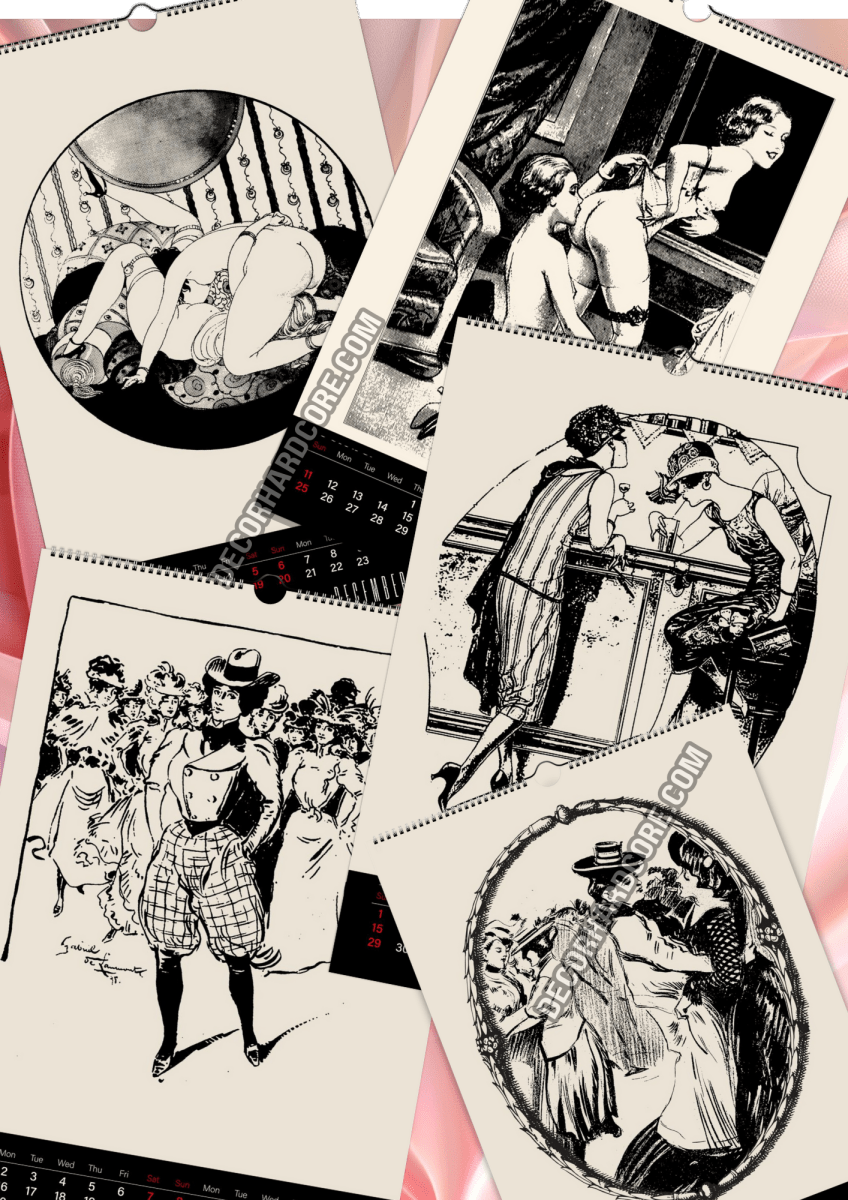 2026 Victorian Dykes Wall Calendar - DecorhardcorePrint Material