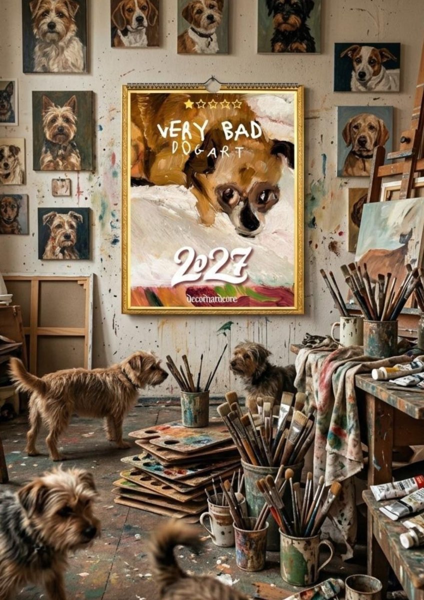 Very Bad Dog Art 2027 - DecorhardcorePrint Material