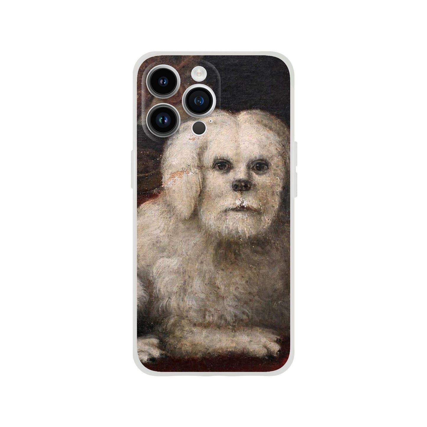 Cursed Dog Painting iPhone Case