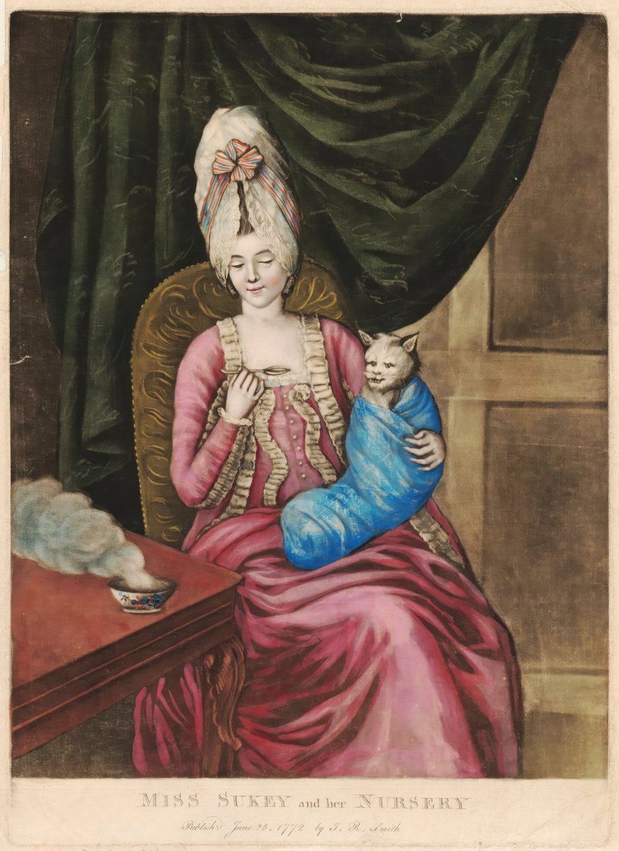 Miss Sukey and her Nursery, by John Raphael Smith 1772 - DecorhardcorePrint Material