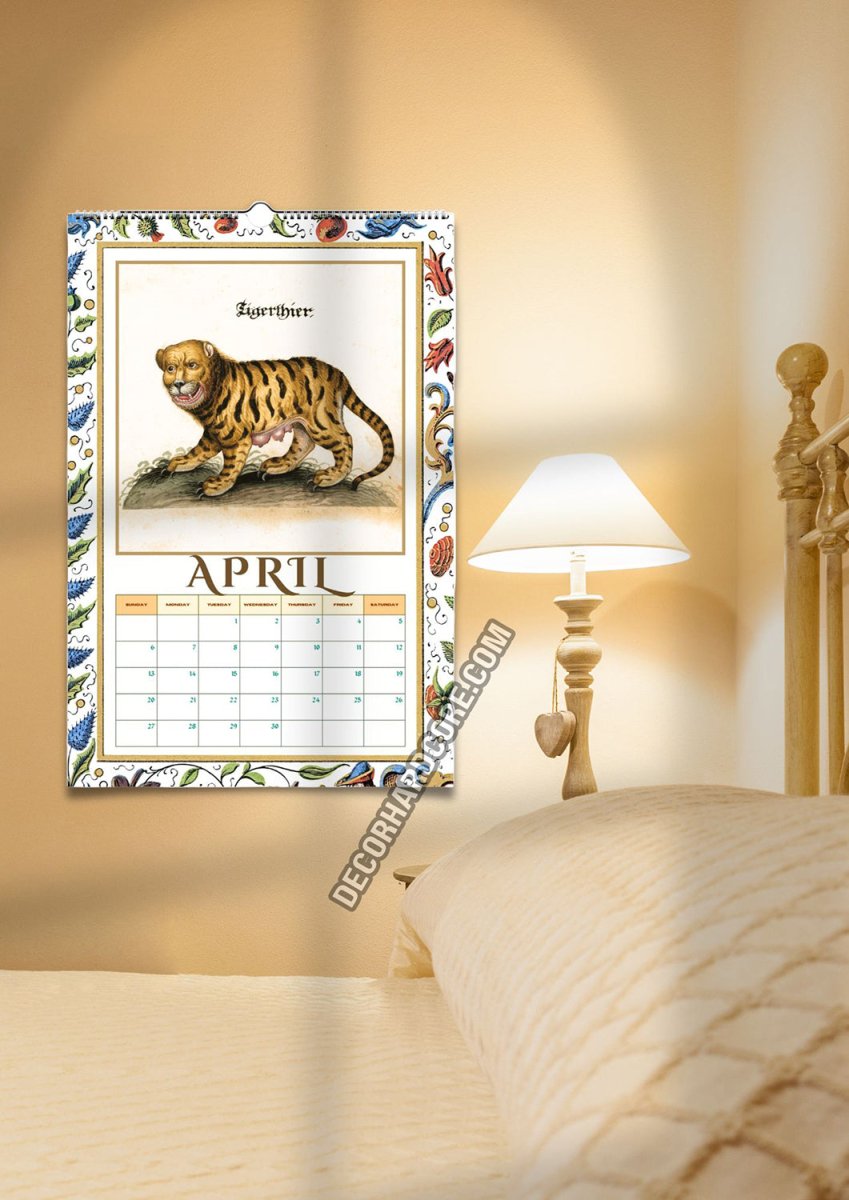 2025 Medieval Big Cats Wall Calendar - DecorhardcorePrint Material