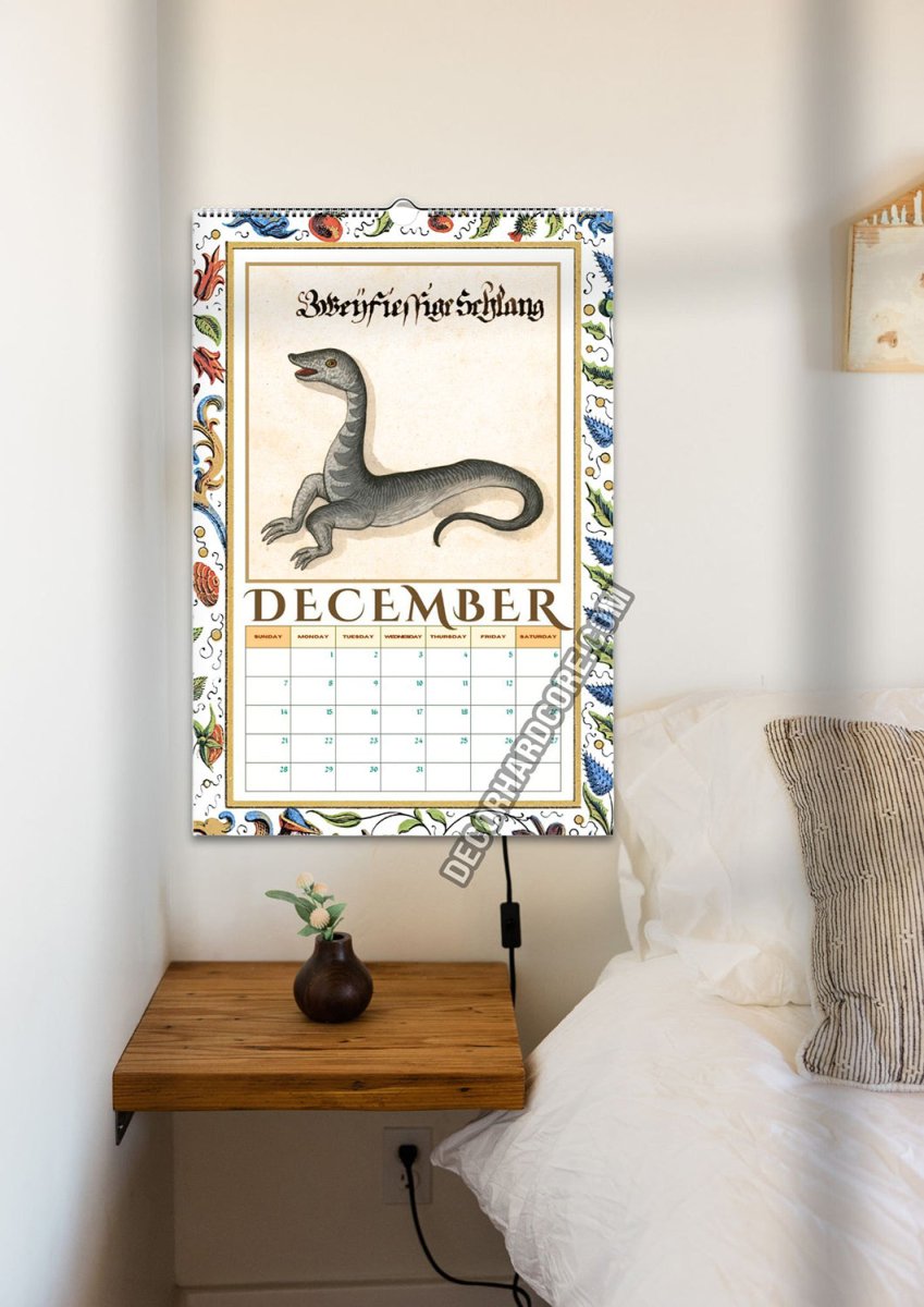 2025 Medieval Freaks Wall Calendar - DecorhardcorePrint Material