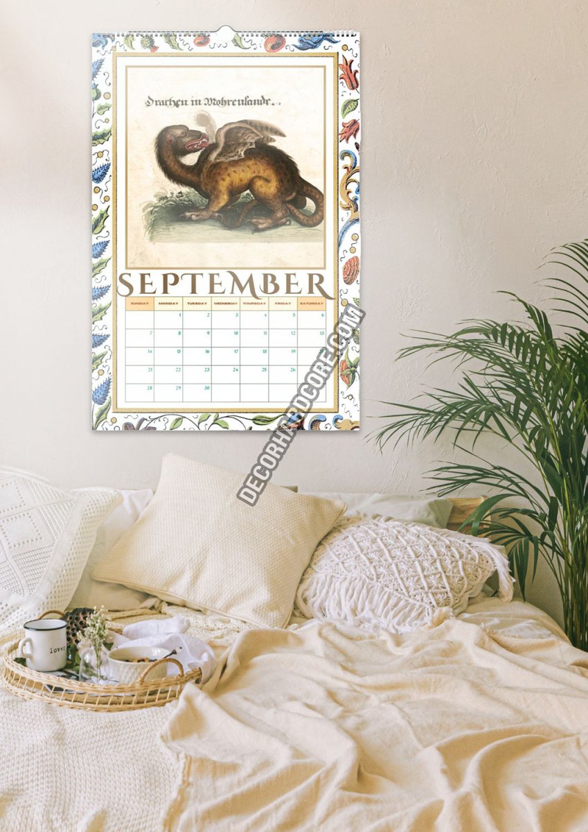 2025 Medieval Freaks Wall Calendar - DecorhardcorePrint Material