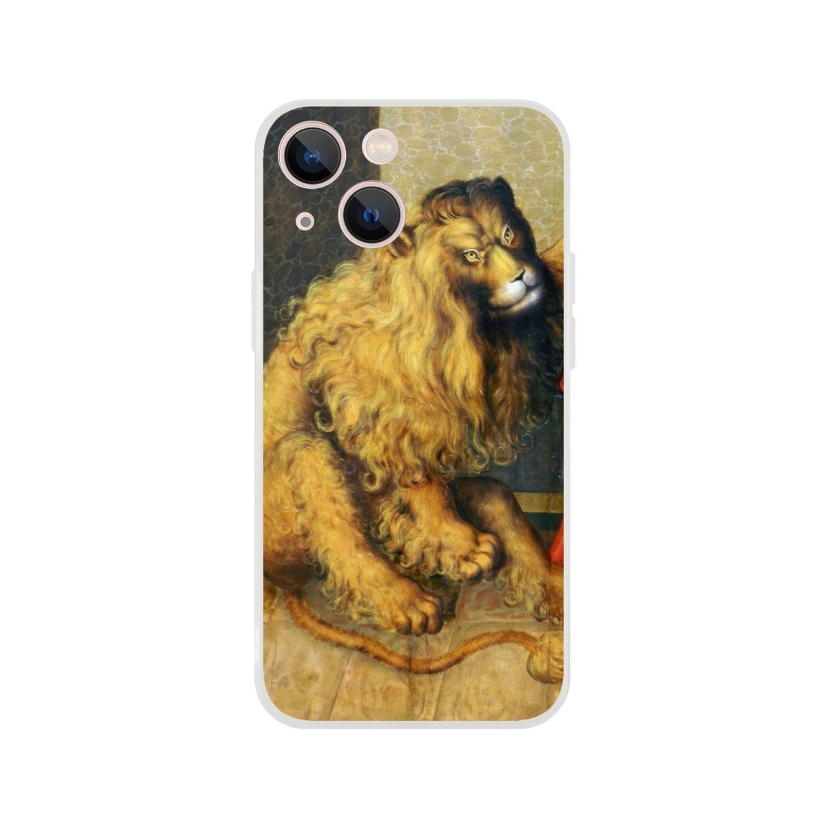 Saint Jerome with the Lion iPhone Case - DecorhardcorePrint Material