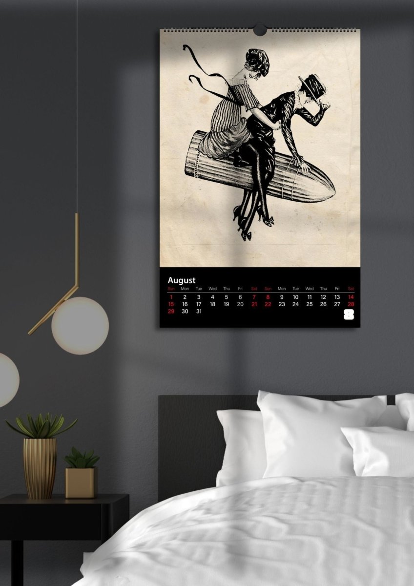 2027 Victorian Dykes Wall Calendar - DecorhardcorePrint Material
