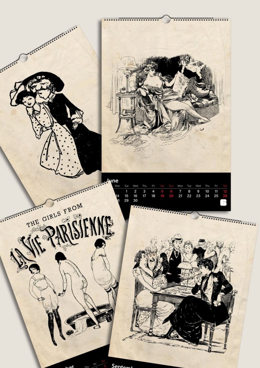 2027 Victorian Dykes Wall Calendar - DecorhardcorePrint Material