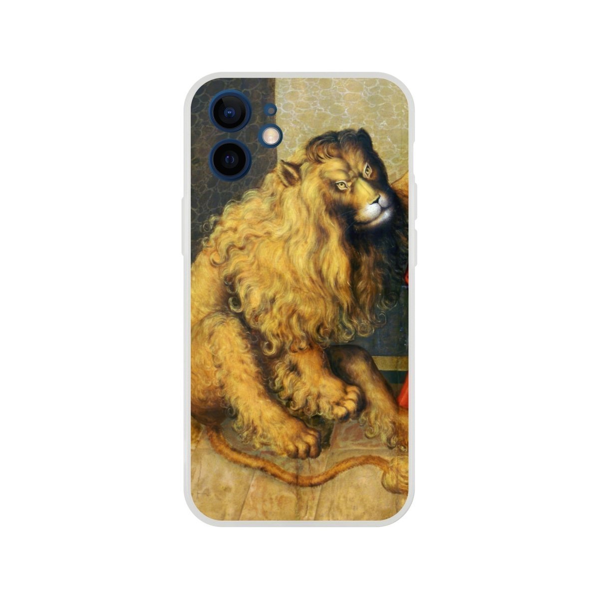 Saint Jerome with the Lion iPhone Case - DecorhardcorePrint Material