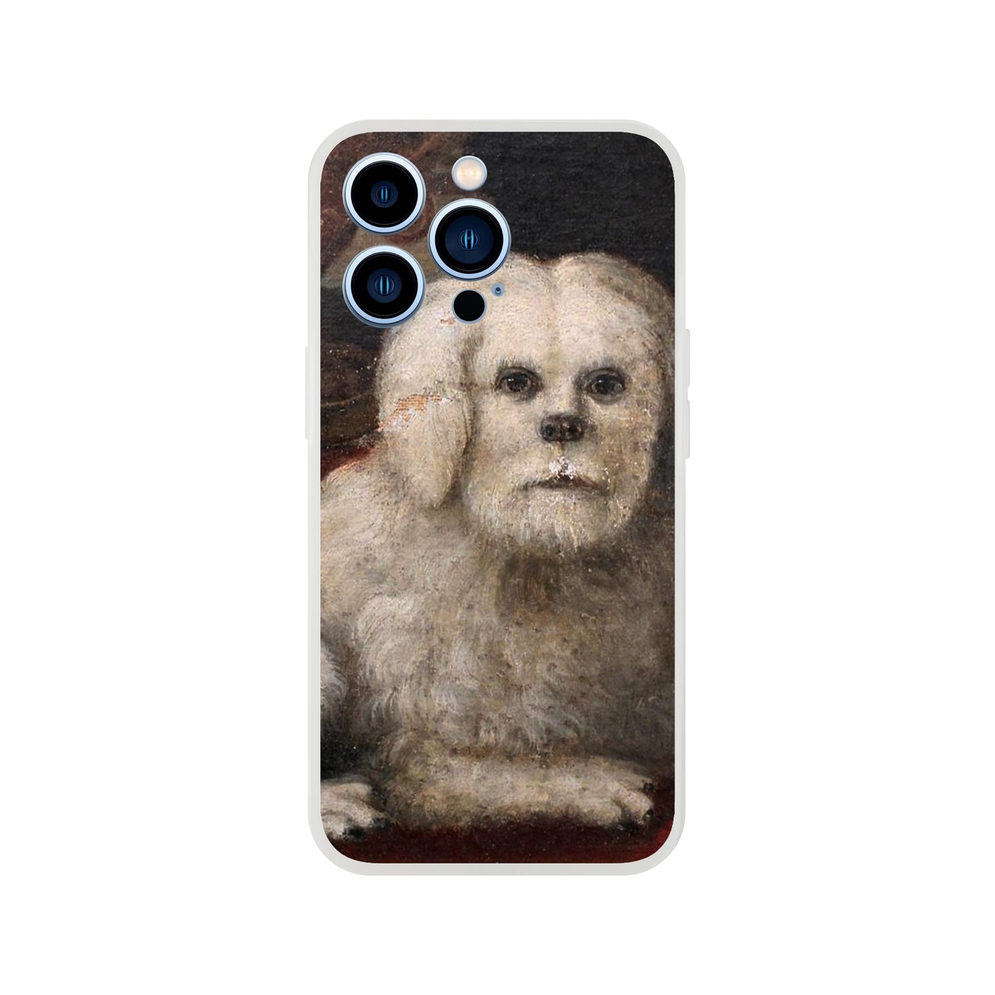 Cursed Dog Painting iPhone Case