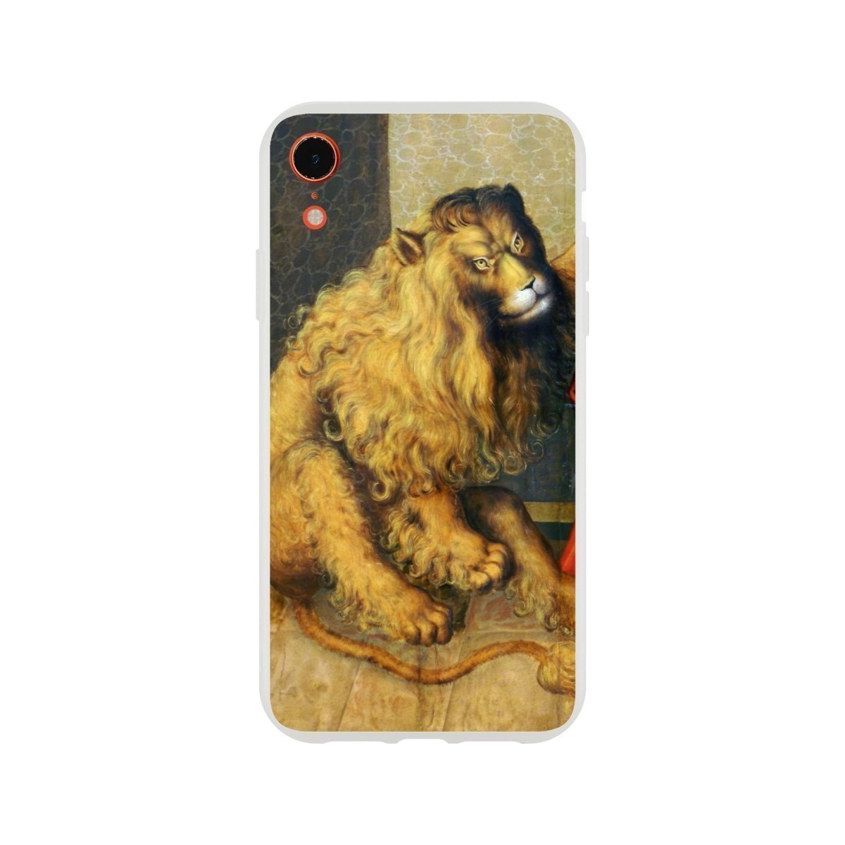 Saint Jerome with the Lion iPhone Case - DecorhardcorePrint Material