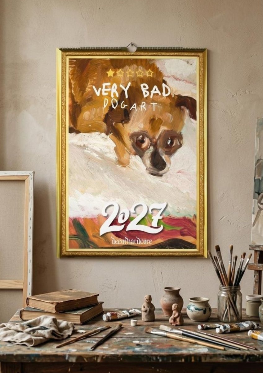 Very Bad Dog Art 2027 - DecorhardcorePrint Material