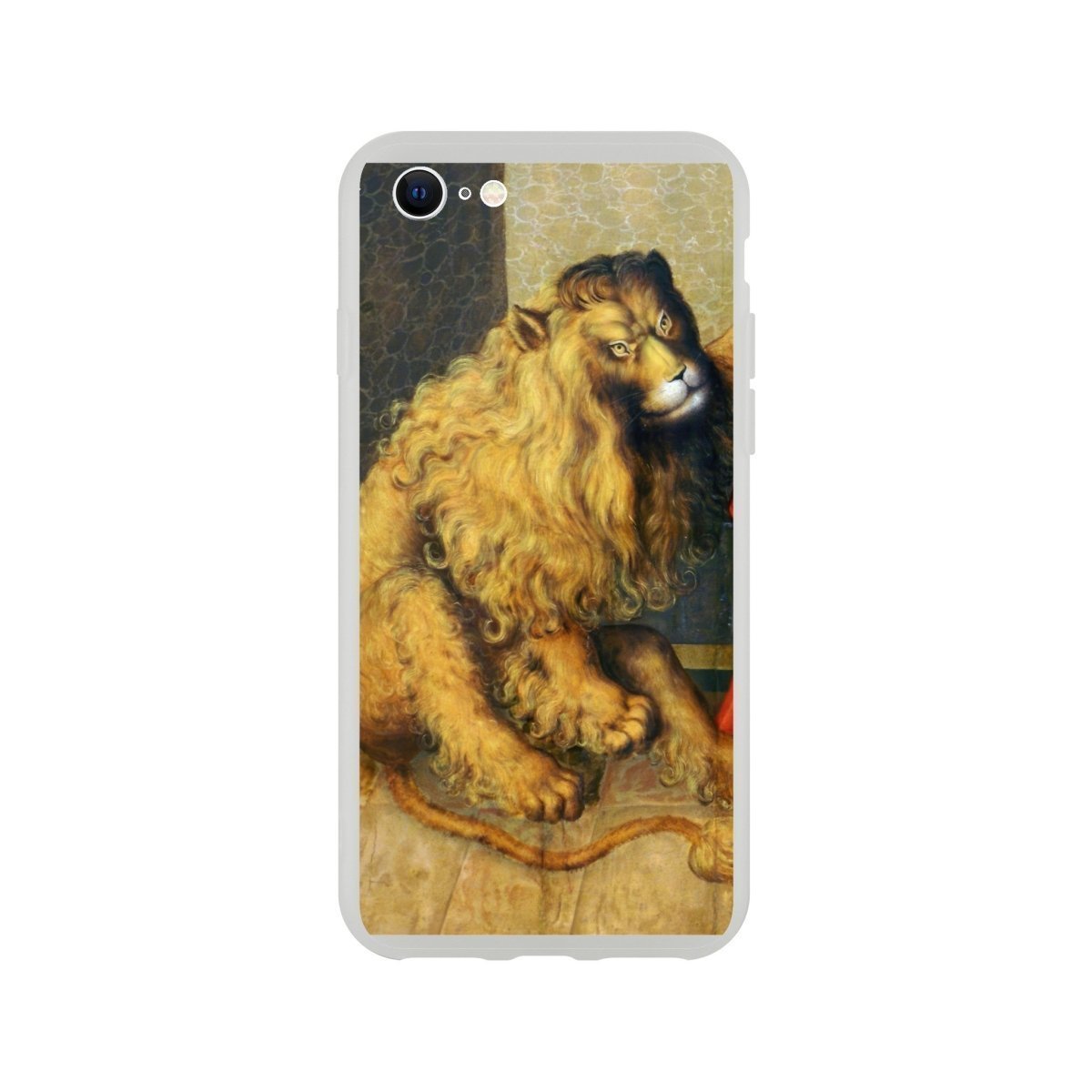 Saint Jerome with the Lion iPhone Case - DecorhardcorePrint Material