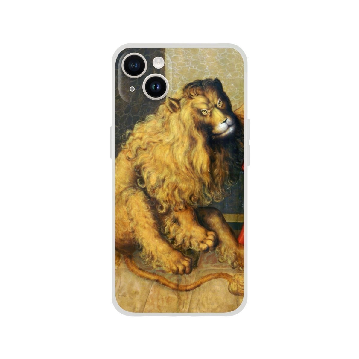 Saint Jerome with the Lion iPhone Case - DecorhardcorePrint Material