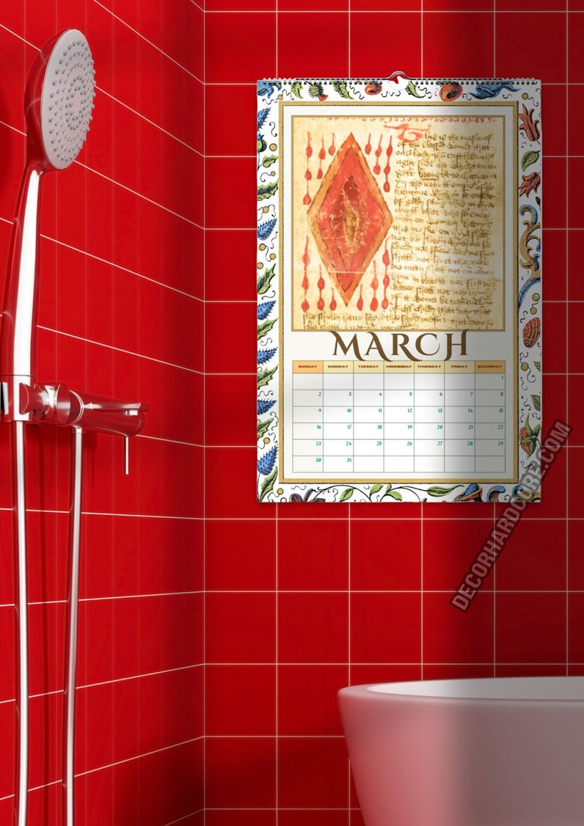 2025 Medieval Vaginalia Calendar - DecorhardcorePrint Material