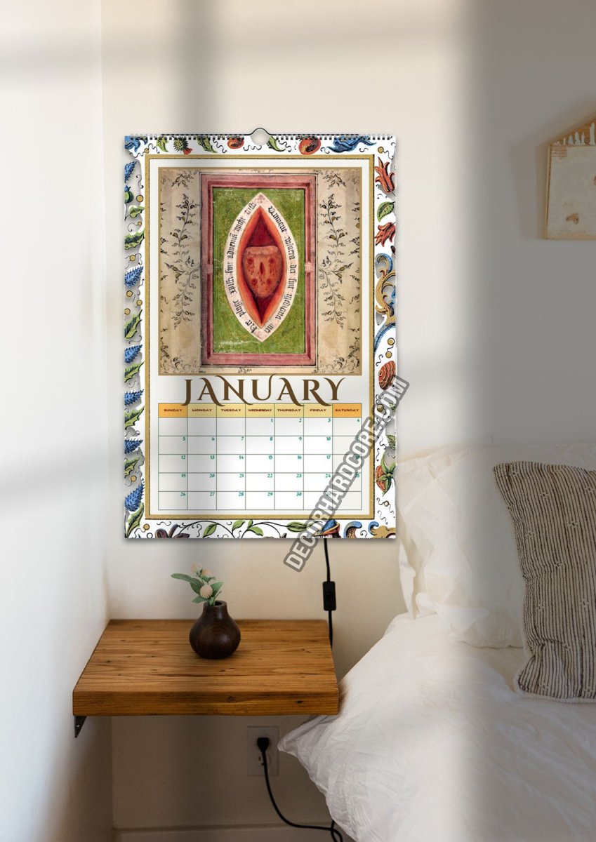 2025 Medieval Vaginalia Calendar - DecorhardcorePrint Material