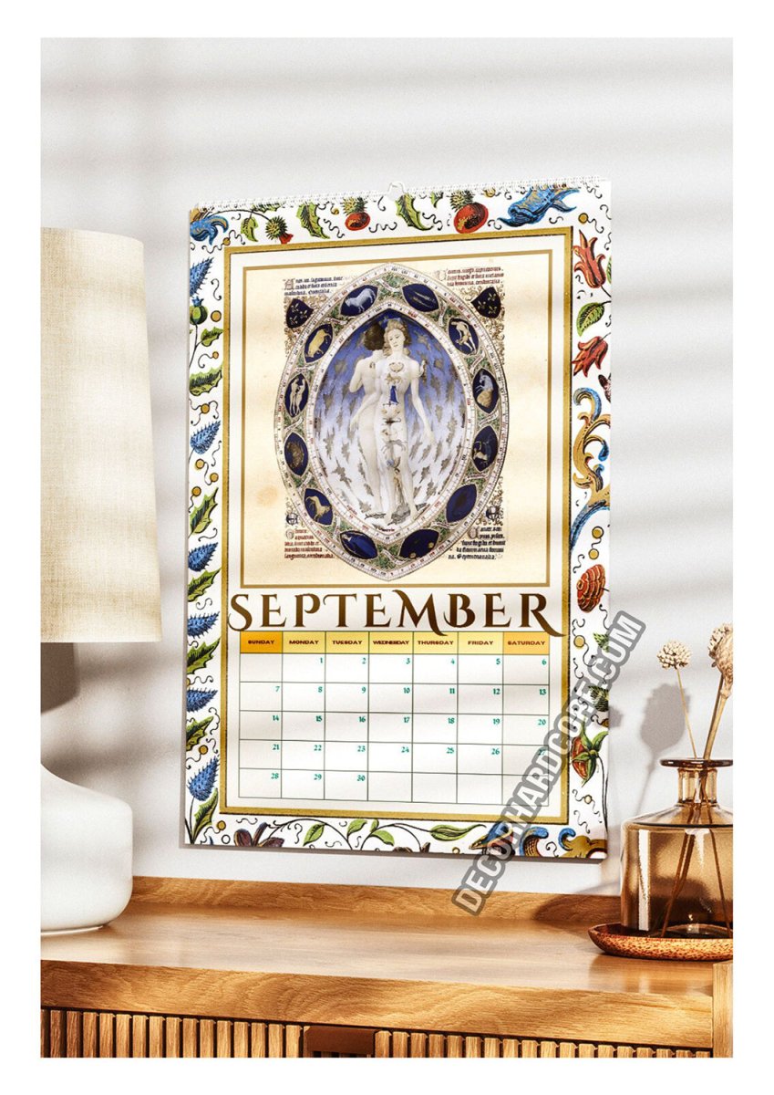 2025 Medieval Vaginalia Calendar - DecorhardcorePrint Material