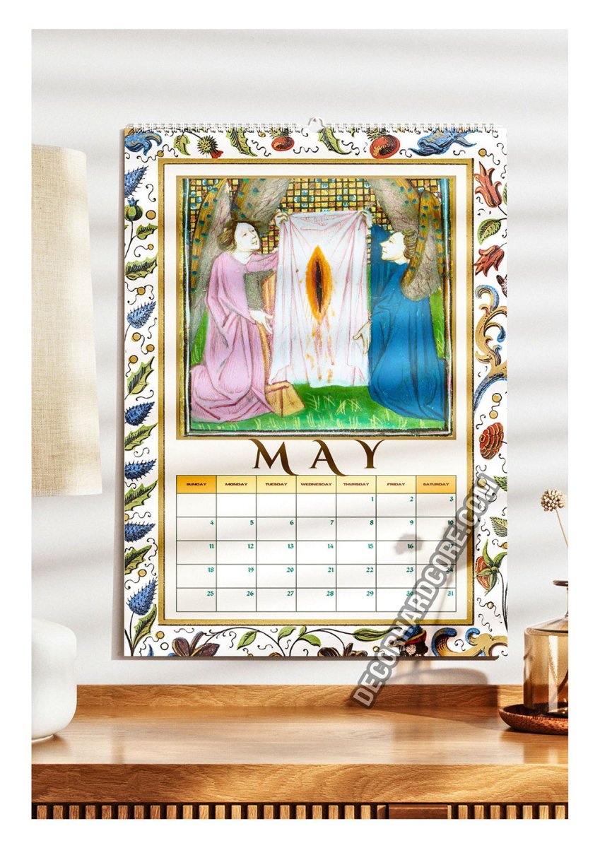 2025 Medieval Vaginalia Calendar - DecorhardcorePrint Material