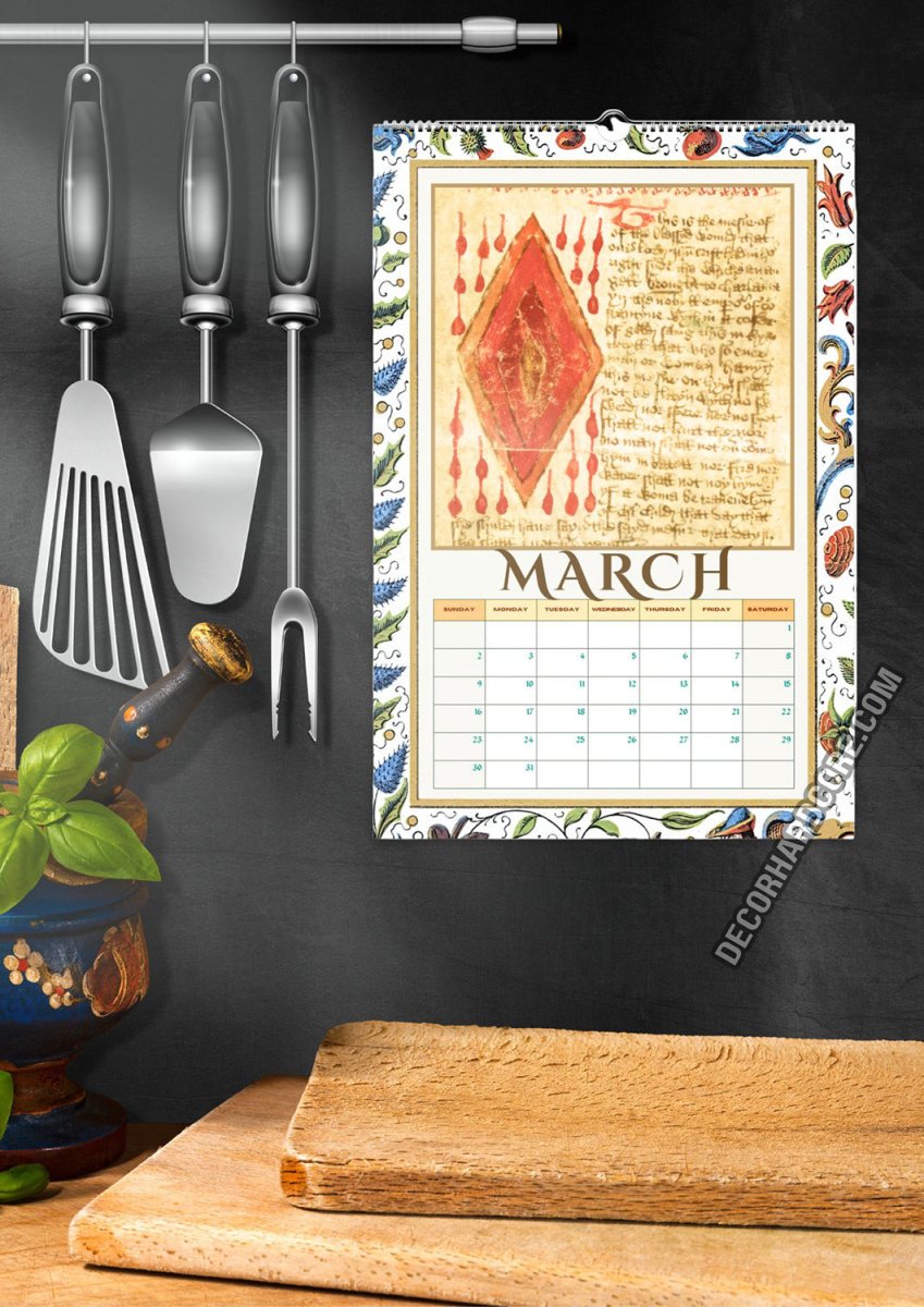 2025 Medieval Vaginalia Calendar - DecorhardcorePrint Material