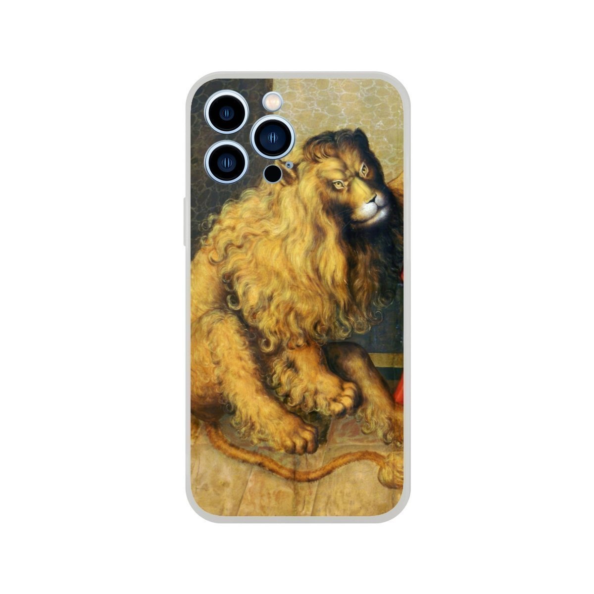 Saint Jerome with the Lion iPhone Case - DecorhardcorePrint Material