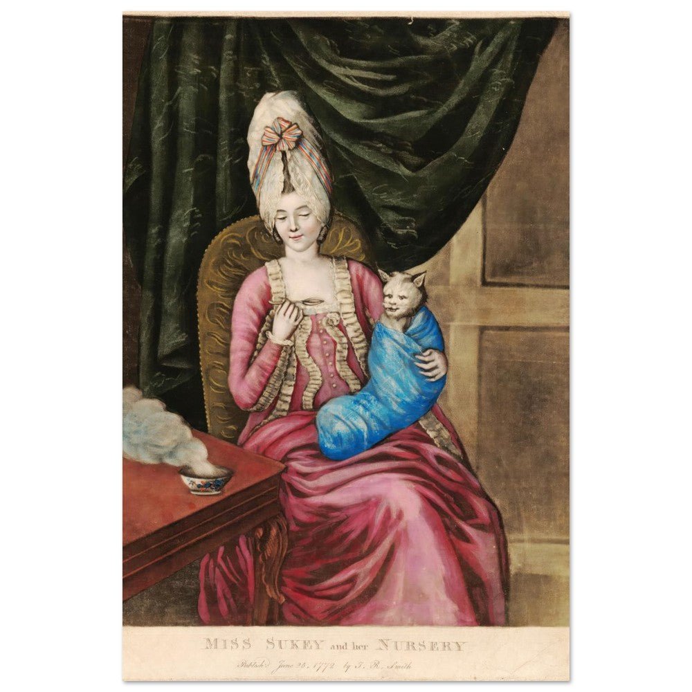 Miss Sukey and her Nursery, by John Raphael Smith 1772 - DecorhardcorePrint Material