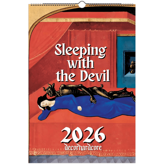 2026 Sleeping with the Devil Wall Calendar - DecorhardcorePrint Material