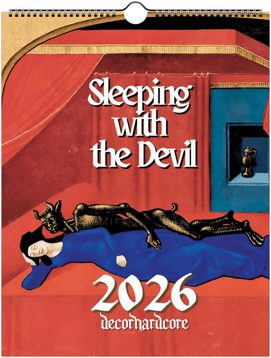 2026 Sleeping with the Devil Wall Calendar - DecorhardcorePrint Material
