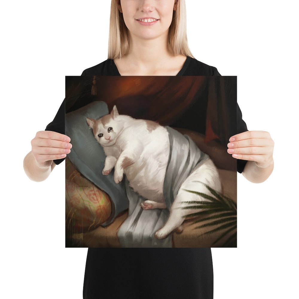 Crying Chonk Poster - Decorhardcore