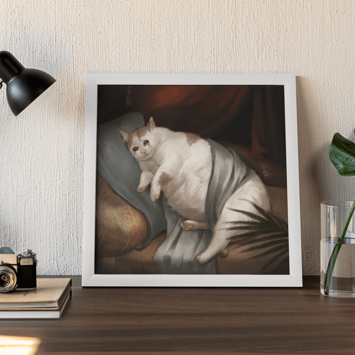 Crying Chonk Poster - Decorhardcore